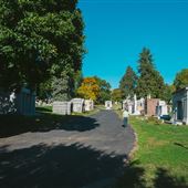Mausoleum Row - Mount Mora Cemetery