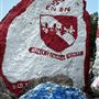 Freedom Rock and Military Service Rocks Display