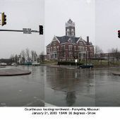 Perryville courthouse and town square